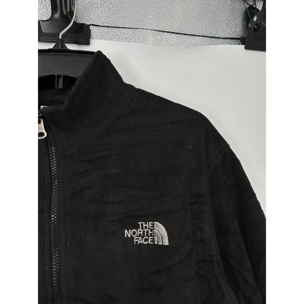 The North Face Fleece Jacket Womens Medium Zipper Pockets Mock Neck Full Zip Up - Picture 3 of 6